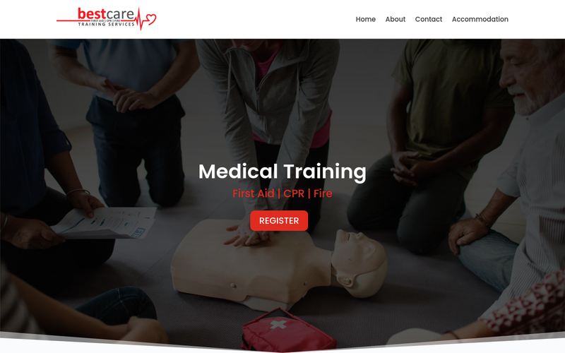 Bestcare Training Services website screenshot